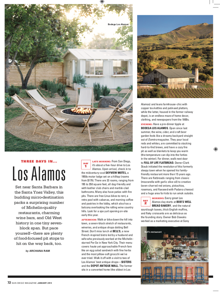 San Diego Magazine - Los Alamos January 2019