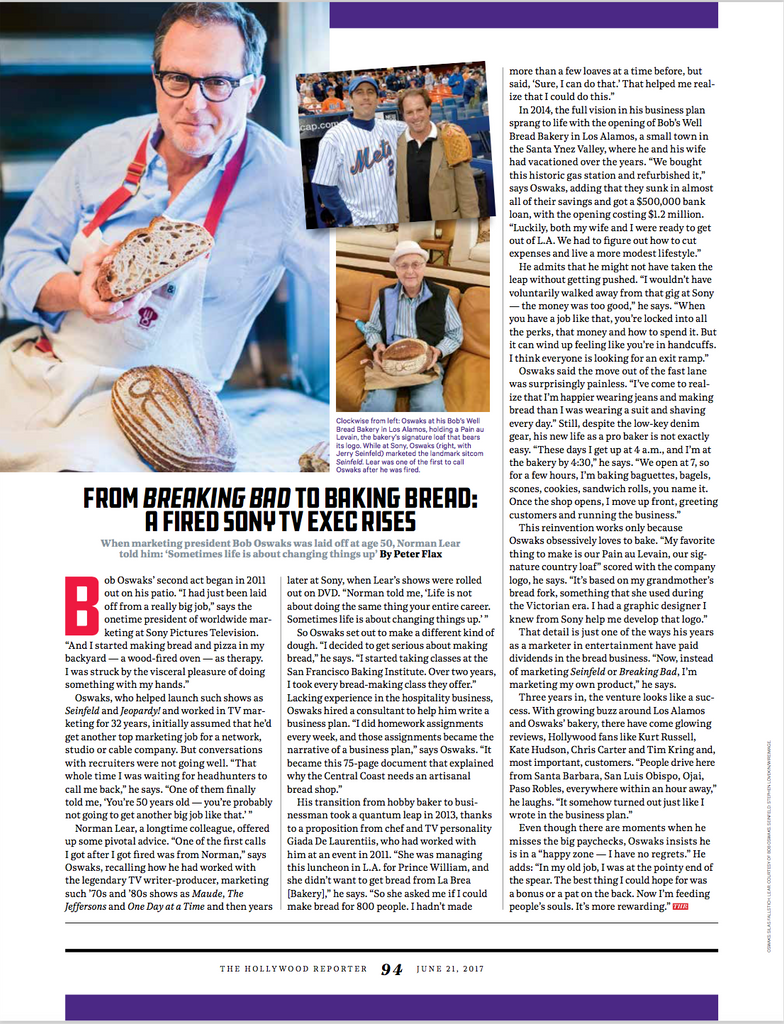 From Breaking Bad to Baking Bread